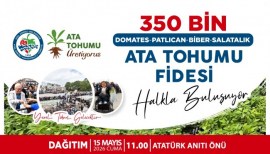 KDZ. EREĞLİ BELEDİYESİ, 350 BİN ATA TOHUMU FİDESİNİ HALKLA BULUŞTURUYOR